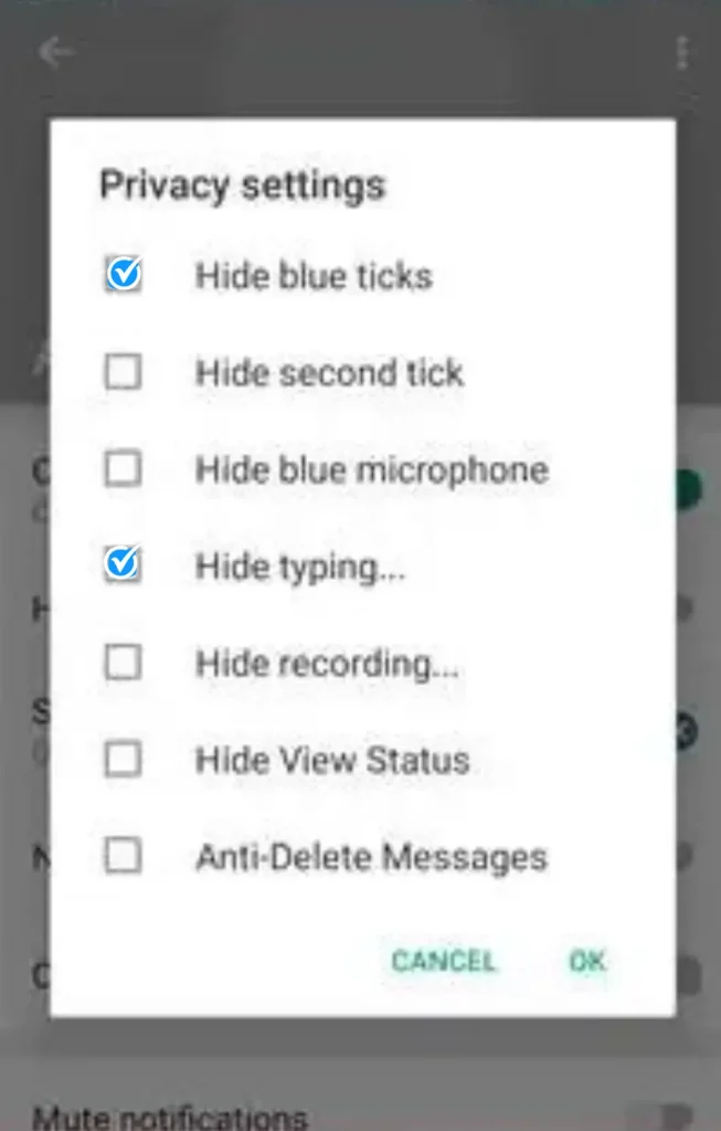 fm whatsapp privacy enhacement