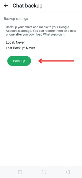 chat backup